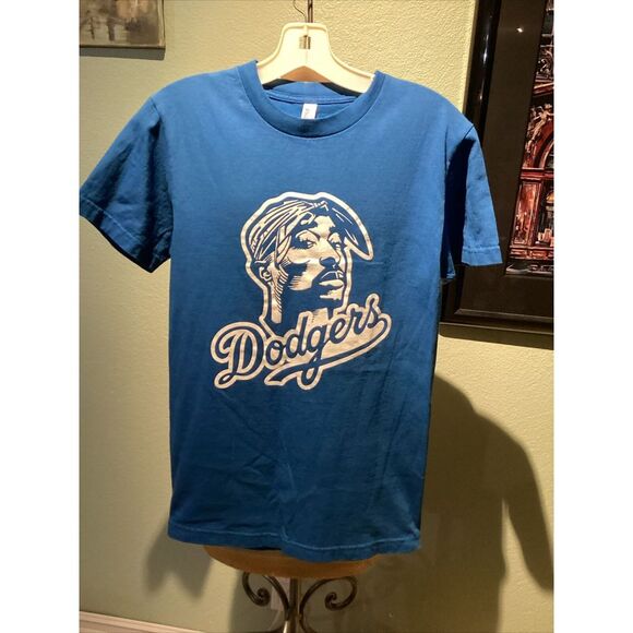 Tupac Shakur Dodger Justin TurnerT-Shirt Size Small